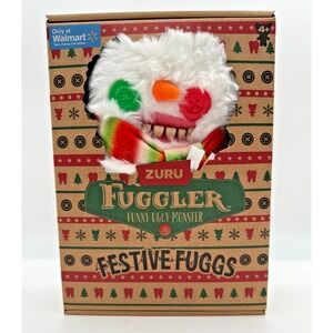 Fuggler Funny Ugly Monsters Plush Toy FESTIVE FUGGS Series Snowman Christmas